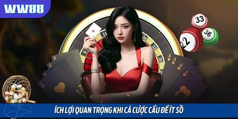 Ích lợi quan trọng khi cá cược cầu đề ít số