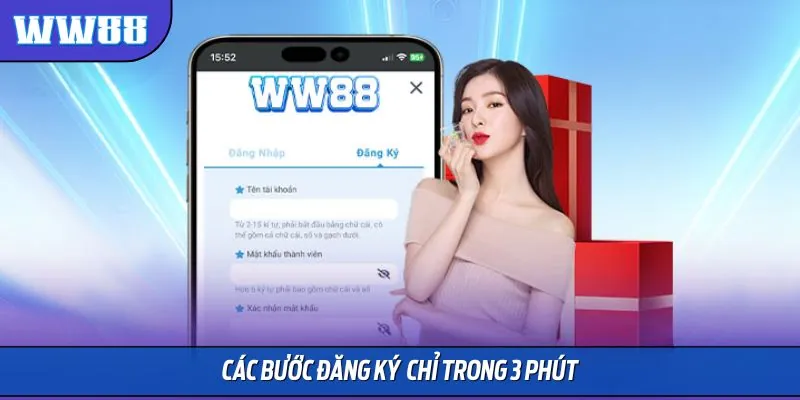 Mở tài khoản chỉ trong 60 giây cực dễ
