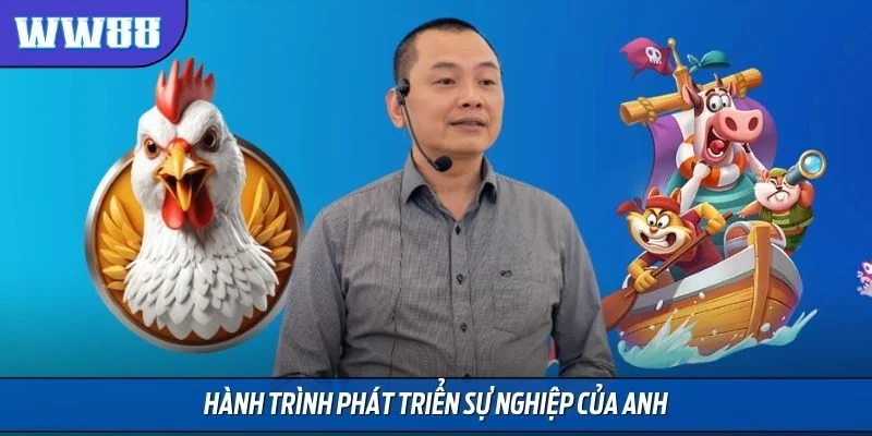 Hành trình phát triển sự nghiệp của anh