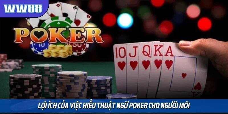Lợi ích của việc hiểu thuật ngữ poker cho người mới