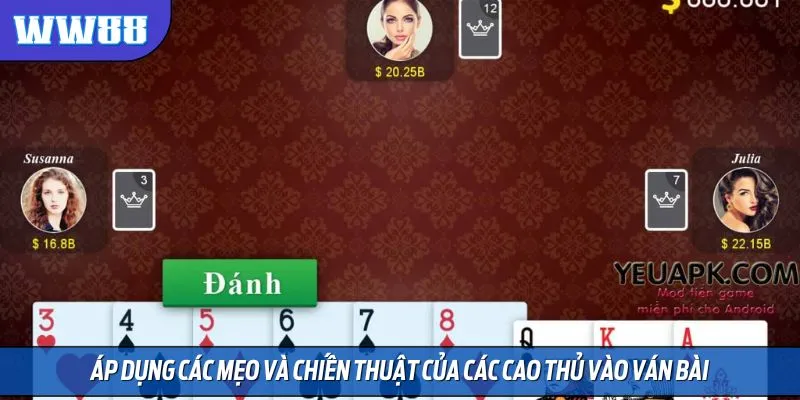 Áp dụng các mẹo và chiến thuật của các cao thủ vào ván bài