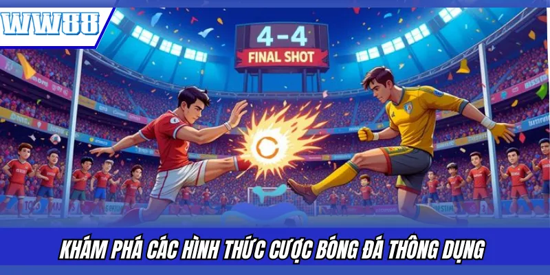 Khám phá các hình thức cược bóng đá thông dụng